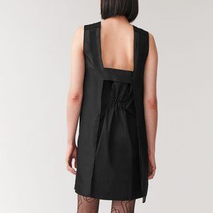 SLEEVELESS DRESS WITH SILK ORGANZA